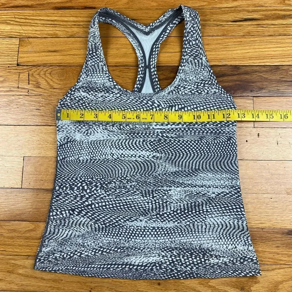 Lululemon Cool Racerback Race Length Swerve Vapor Metal Grey Size 4